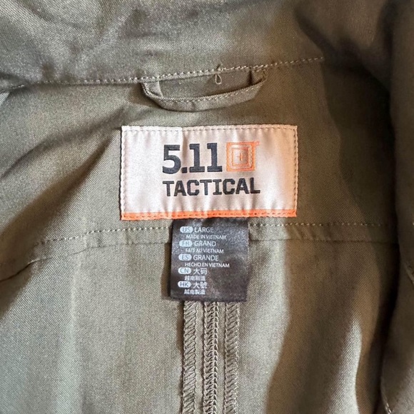 5.11 tactical jacket NEW green- Size L - Picture 4 of 4